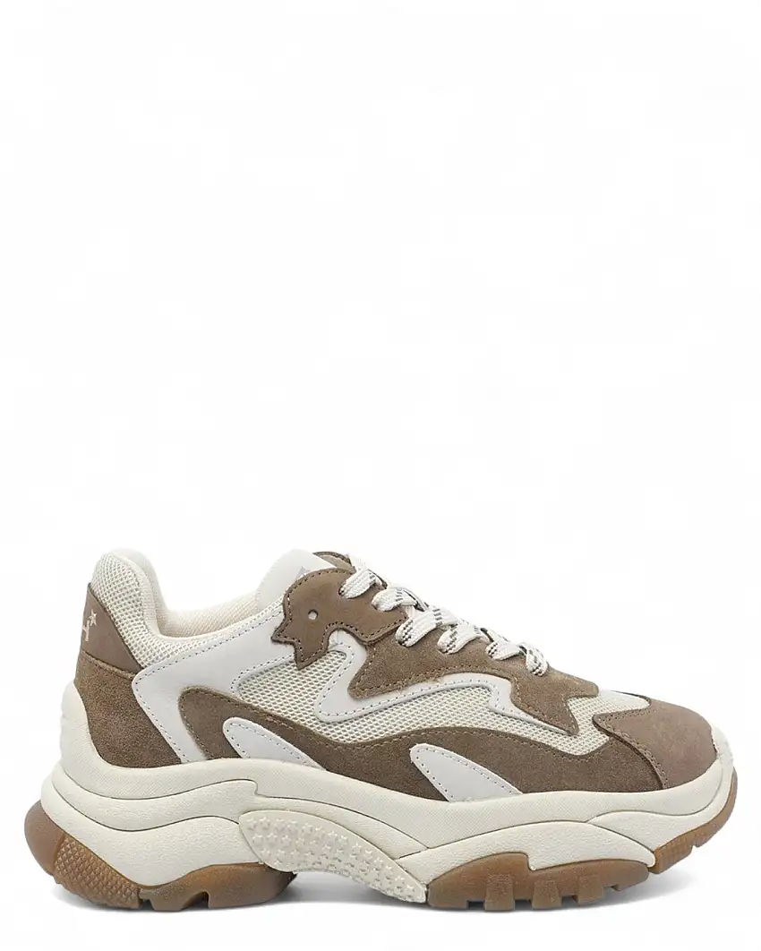 Ash Addict Sneakers Donna Marroni in Pelle e Tessuto | Scarpe Chunky