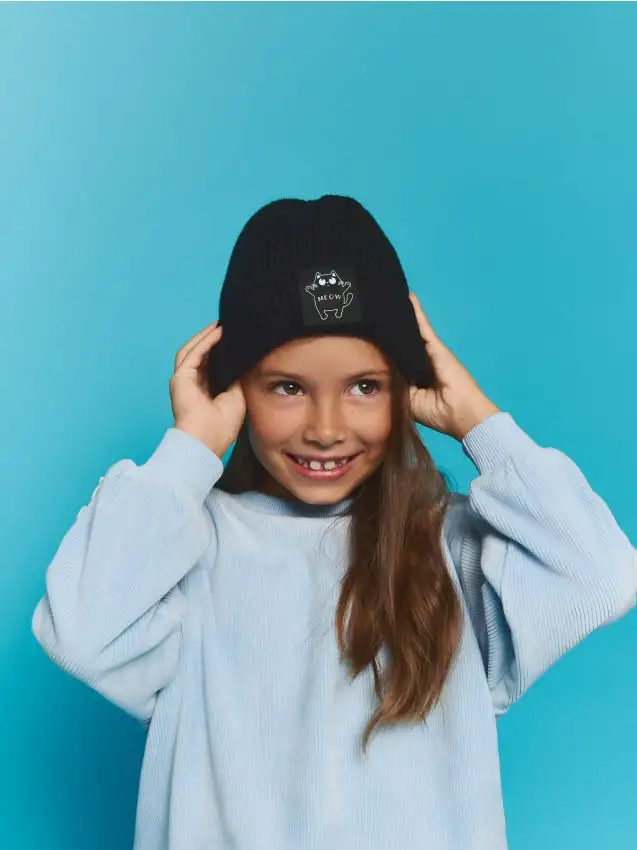 Cappello con patch Colore multicolore