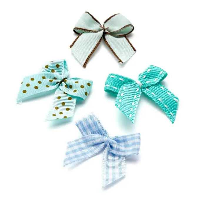 Lotto di 10 fiocchi turchese