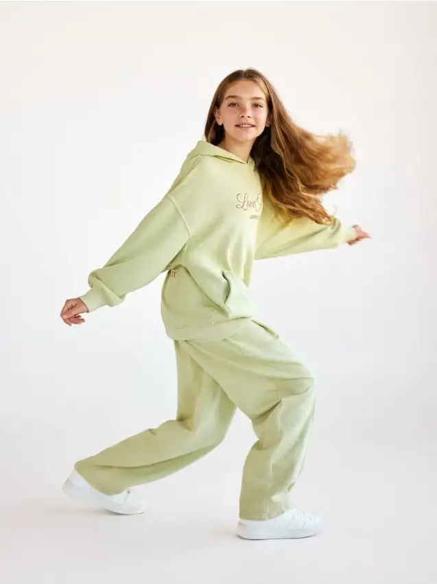 Pantaloni da tuta Colore verde chiaro