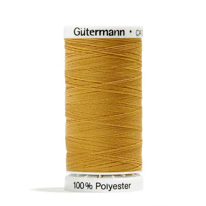 Bobina di filo poliestere Gütermann giallo arancione codice 968