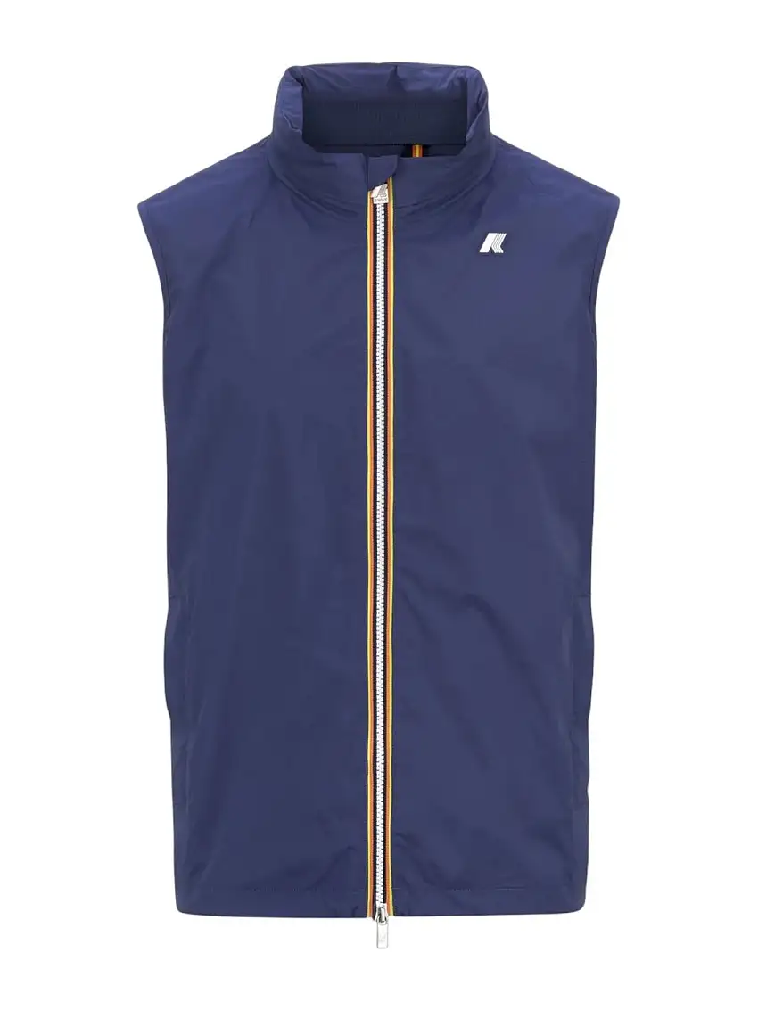 K-WAY Men's Valen Stretch Nylon Jersey Gilet K3123TW 867 Blue