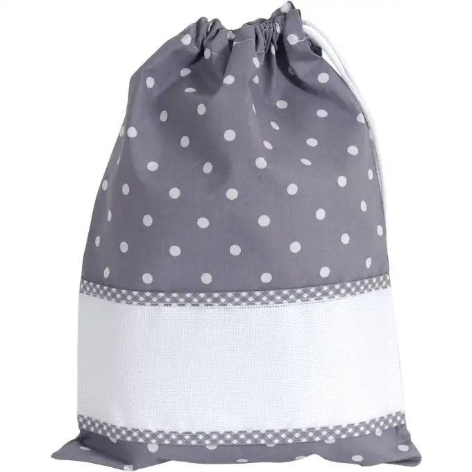 Borsa per ricamo grigia