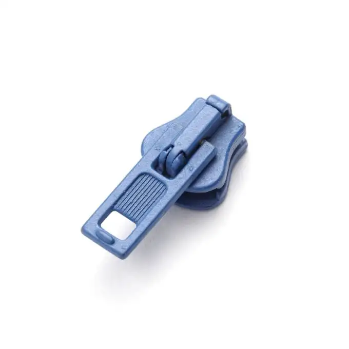 Cursore per cerniera lampo blu