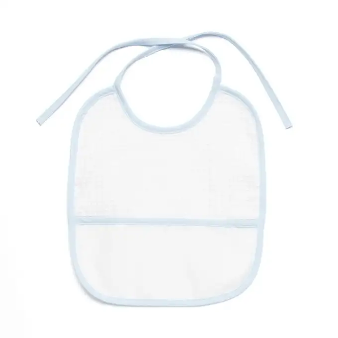 Bavaglino a nido d'ape - Blu