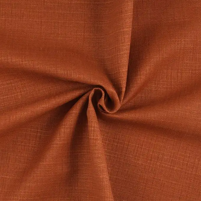 Tessuto effetto naturale arancione