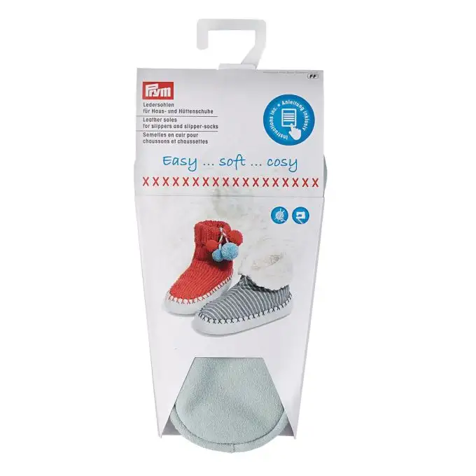 Suole in pelle pantofole 33-35