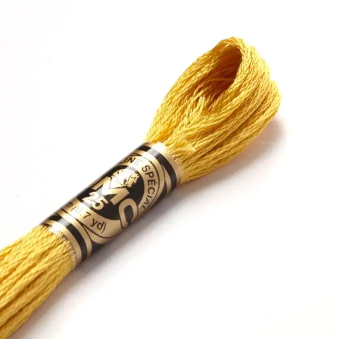 Filato mouliné da ricamo tonalità gialle/arancioni COL 3821