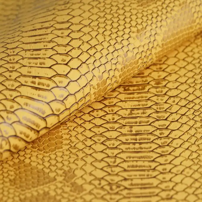 Tessuto similpelle comodo giallo 140 - Qualità seduta