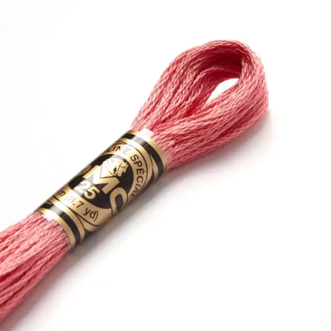 Filato mouliné da ricamo toni rosa-viola COL 3833