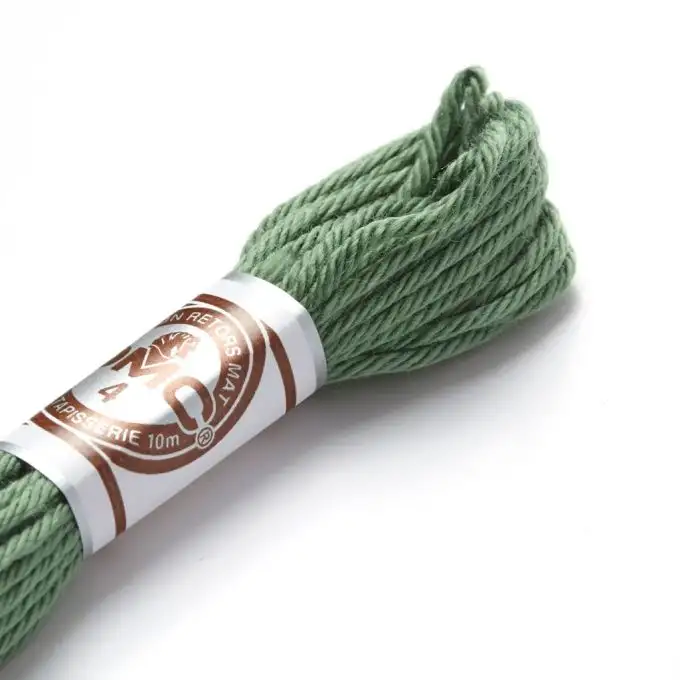 Filo da ricamo ritorto opaco verde - COL 2320