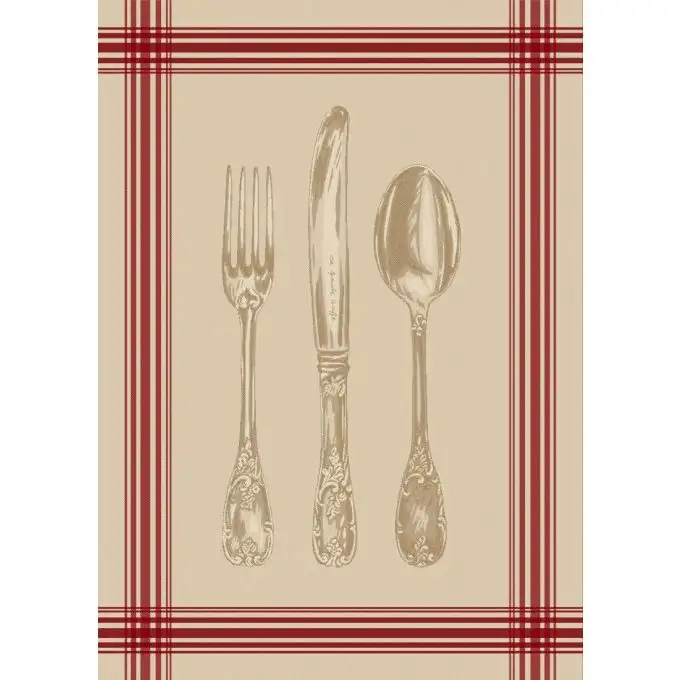 Asciugamano jacquard Bistrot 50x70 cm