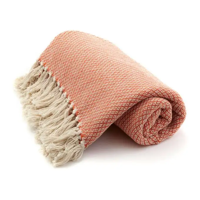 Plaid diamond - arancione