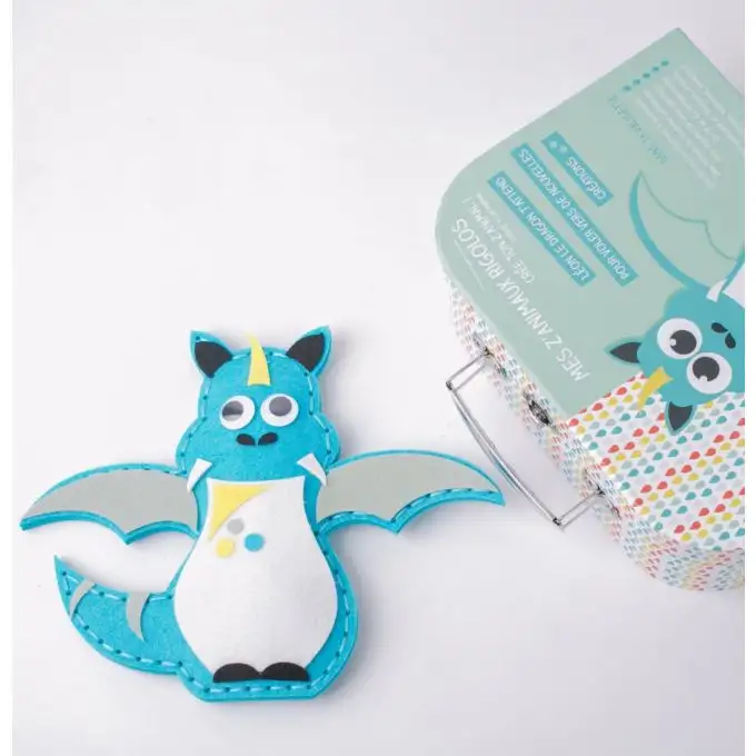 Kit cucito feltro leon drago