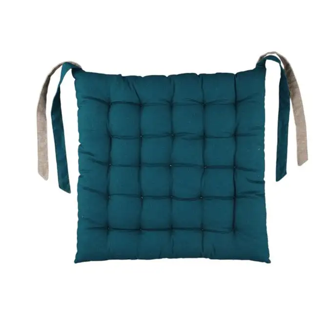 Galette sedia basic taupe e blu