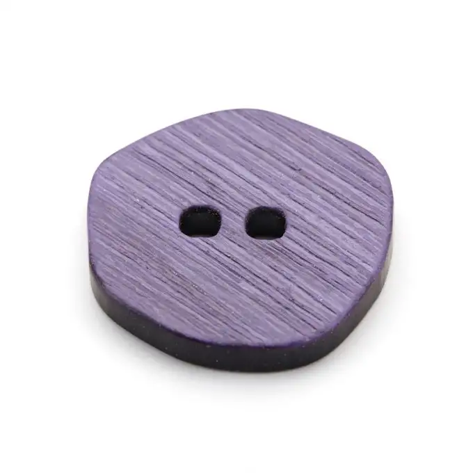 Pulsante irregolare viola Ø36 mm