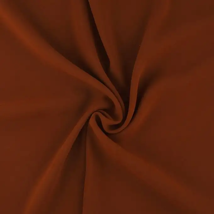 Tessuto crêpe arancione rosso