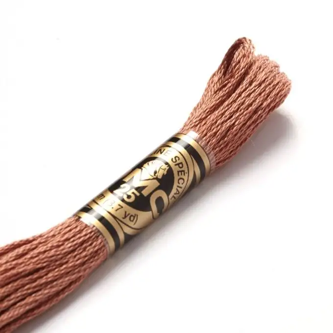 Filato mouliné per ricamo tonalità marroni COL 3772