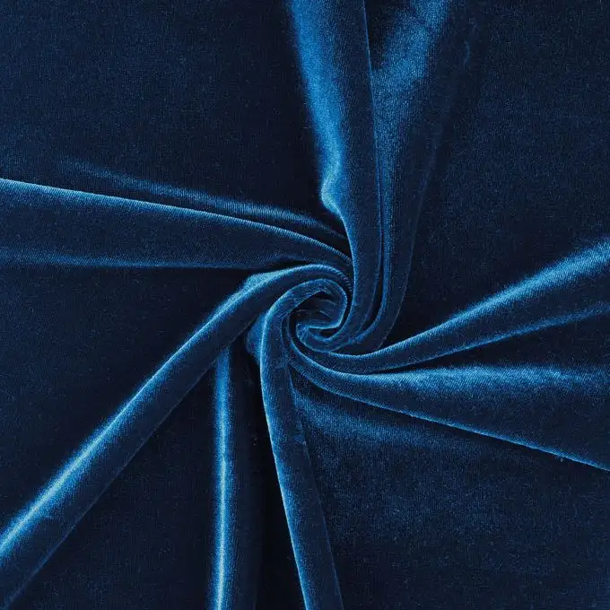 Velluto liscio blu scuro