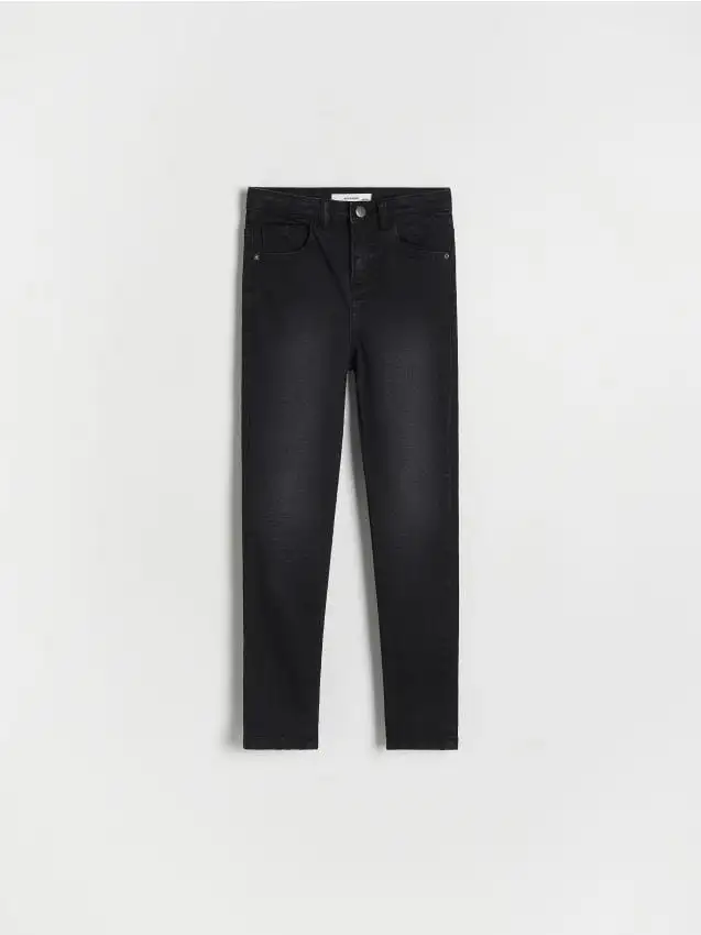 Jeans slim a vita super alta Colore nero
