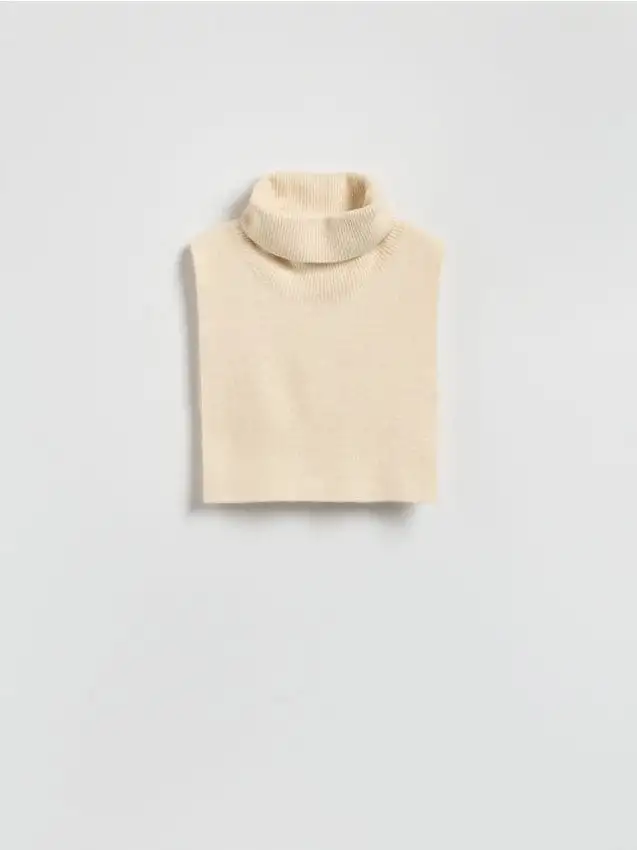 LADIES` PONCHO Colore panna