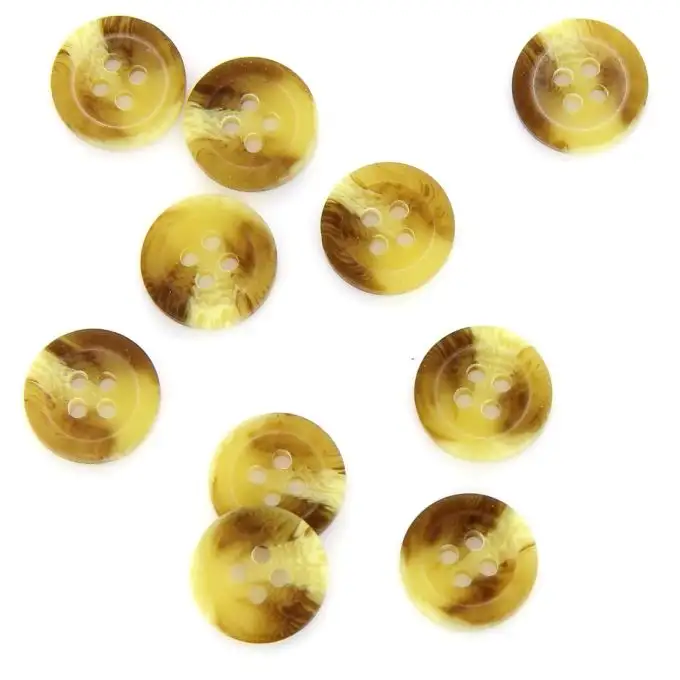 bottoni beige marmorizzato 15 mm