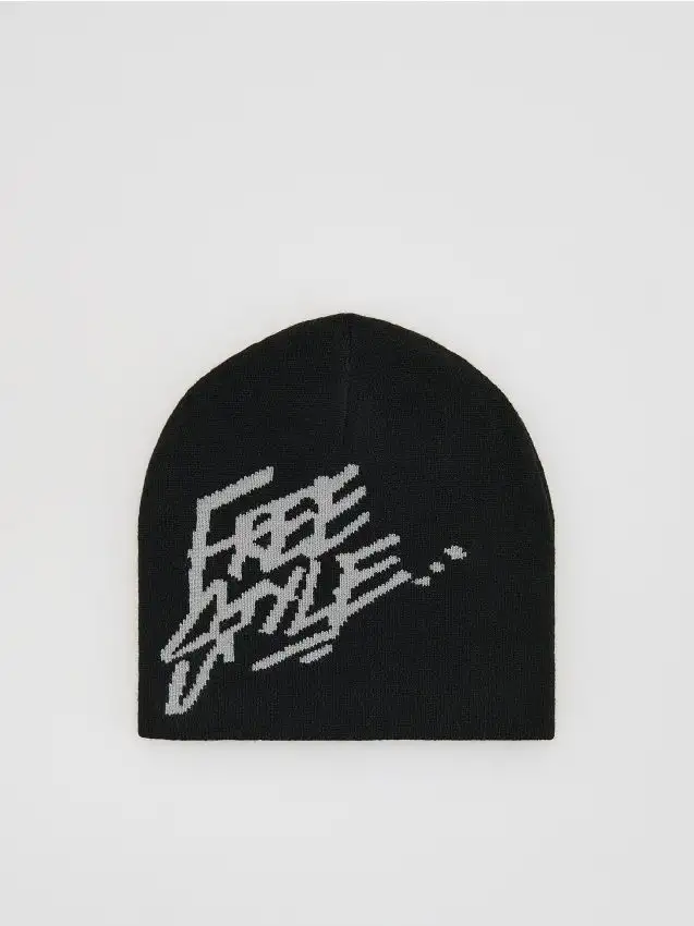 Cappello con stampa Colore nero