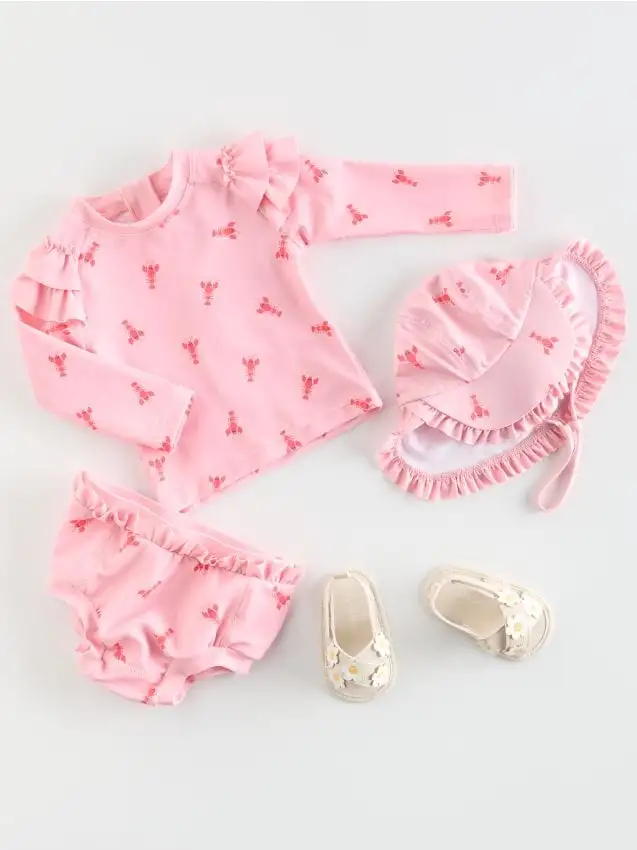 Costume da bagno a due pezzi Colore rosa