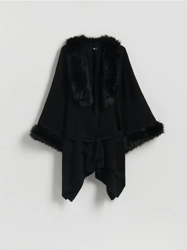 LADIES` PONCHO Colore nero