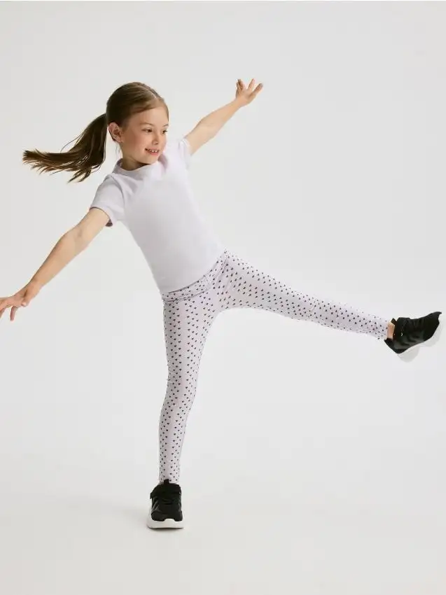 Leggings fantasia Colore lavanda