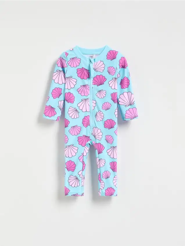 Tuta costume da bagno Colore acqua