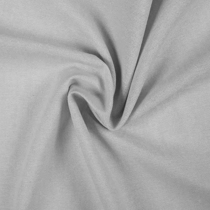 Tessuto cotone chambray grigio chiaro