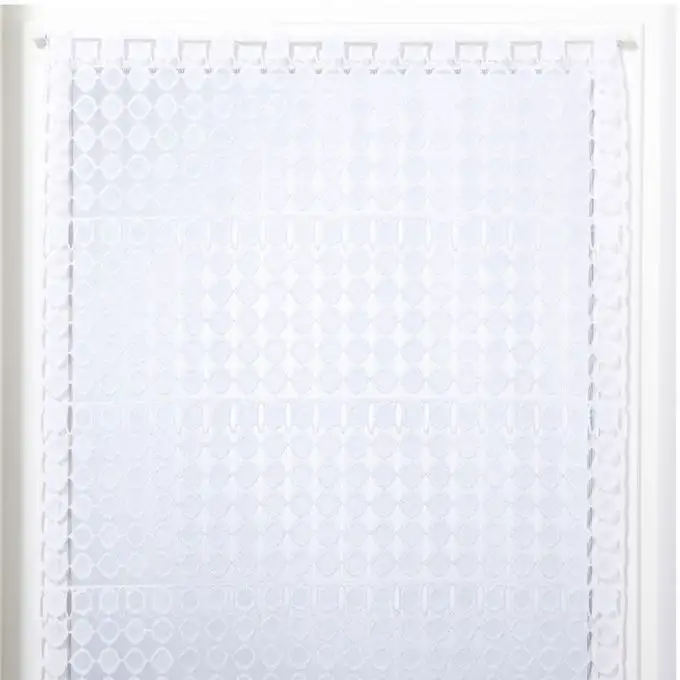 Tendaggio modulabile maglia bianca cerchi