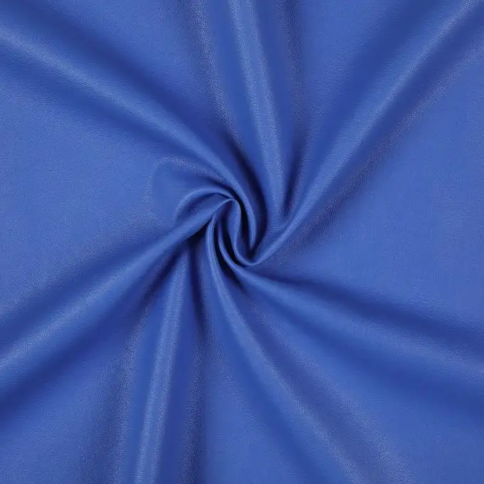 Pelle sintetica morbida blu