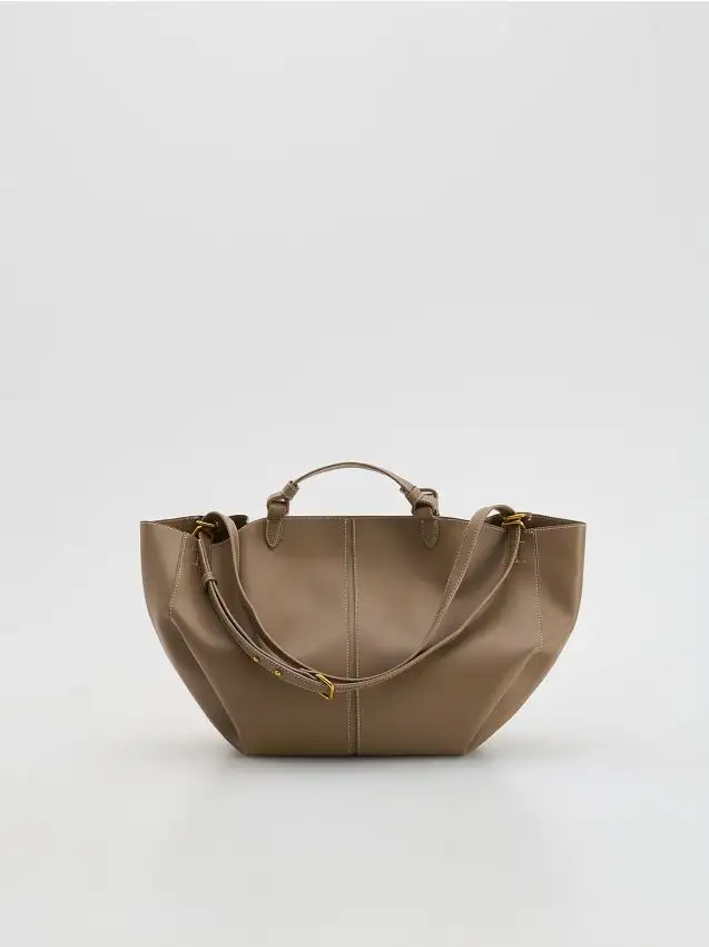 Borsa shopper Colore caffè