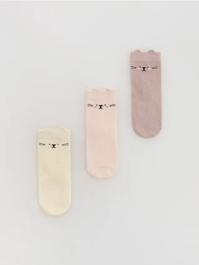 Confezione da 3 paia di calze Colore multicolore