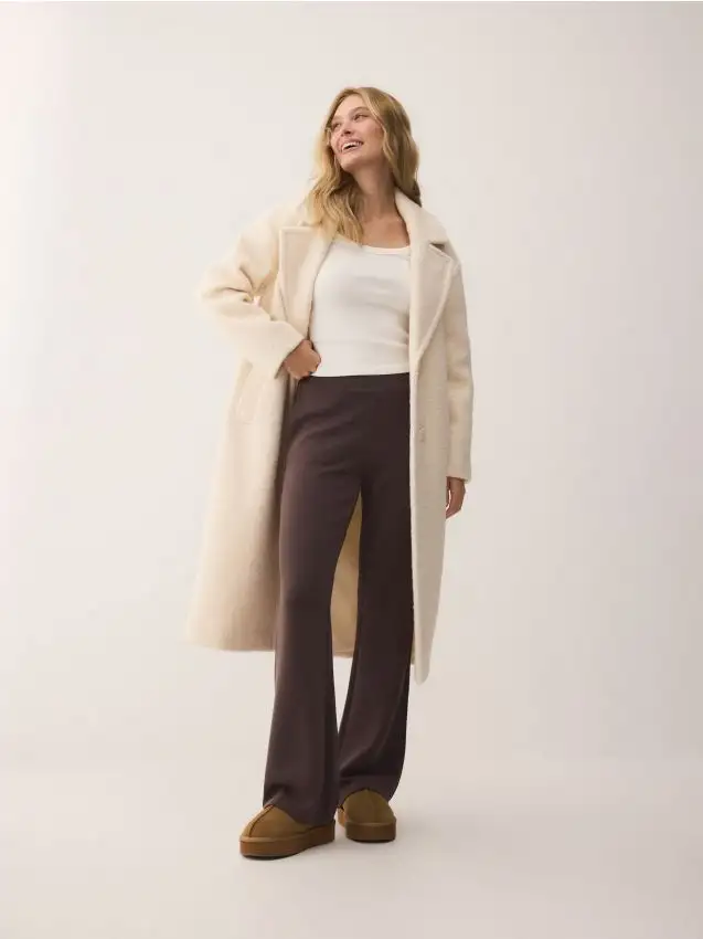 Cappotto in bouclé Colore nude