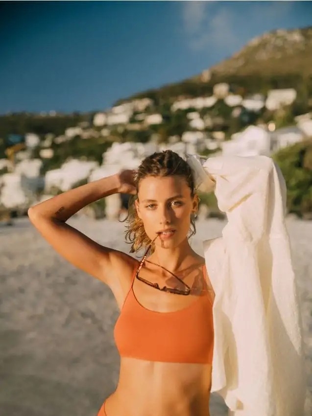 Top bikini Colore ambra