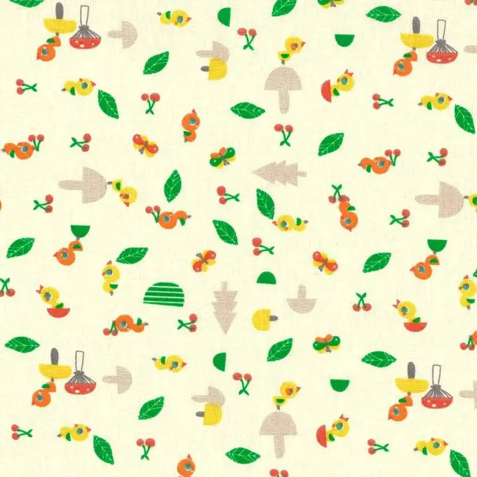 Tessuto cotone morbido Pulcino