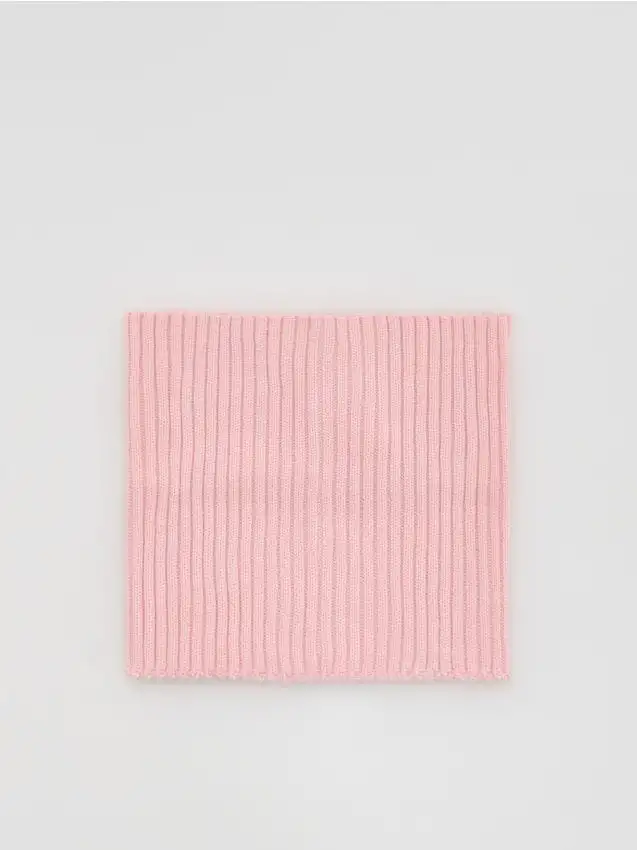 Sciarpa liscia con viscosa Colore rosa pastello