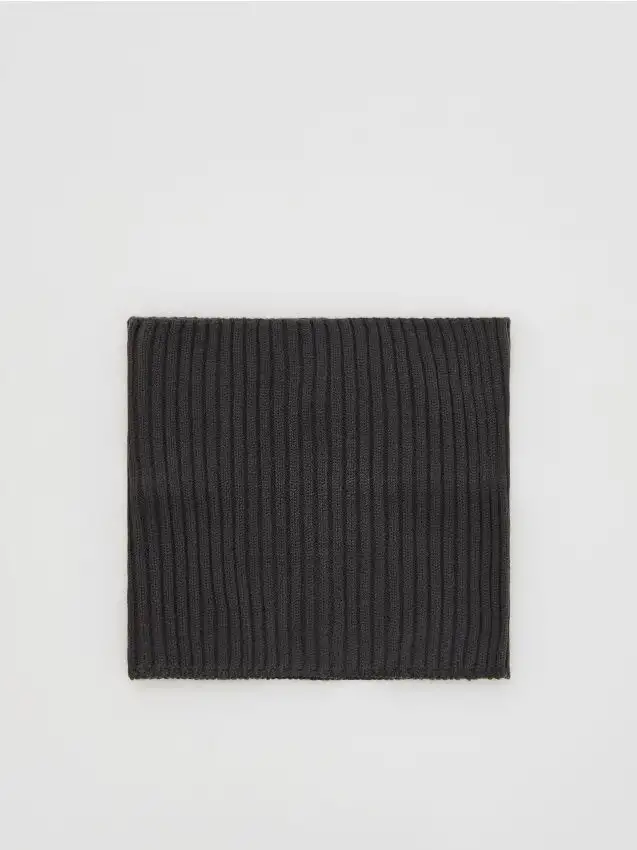 Sciarpa liscia con viscosa Colore grigio scuro