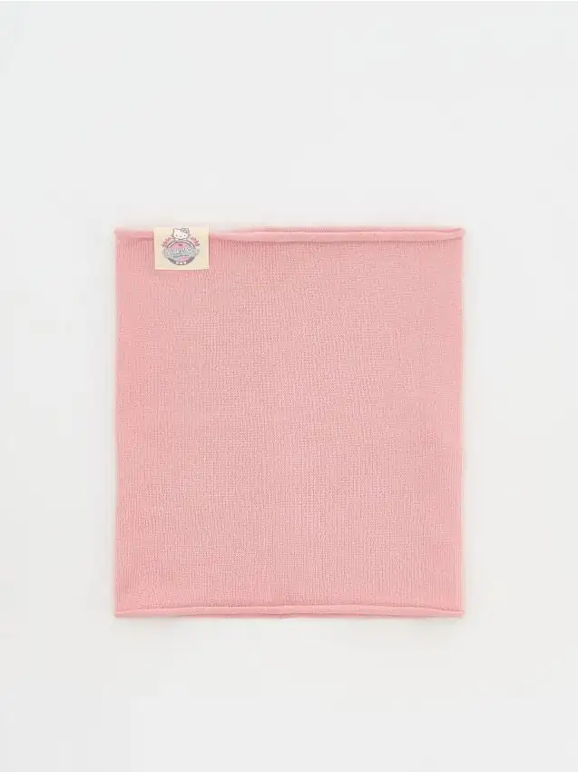 Collo in maglia Hello Kitty Colore rosa pastello