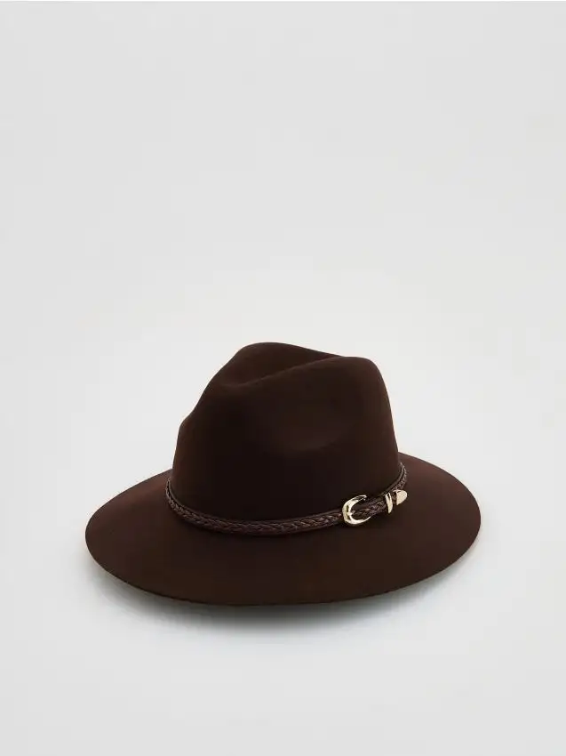 LADIES` HAT Colore marrone scuro