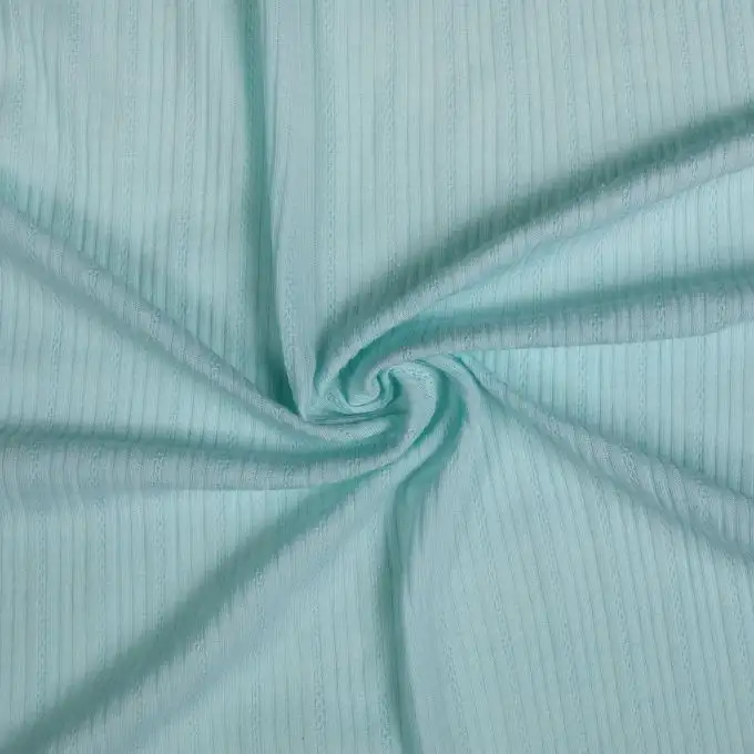 Tessuto a righe turchese