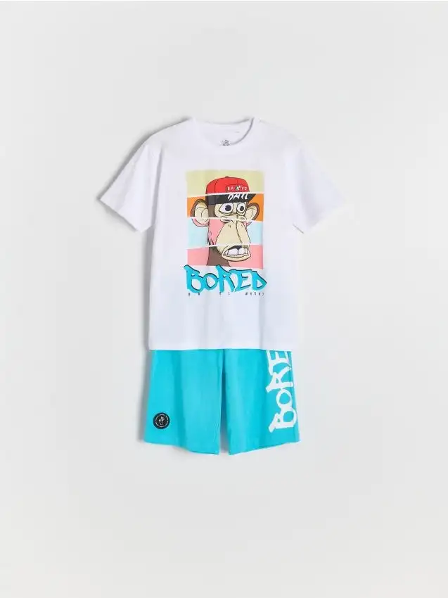 Pigiama Bored Ape Yacht Club Colore acqua