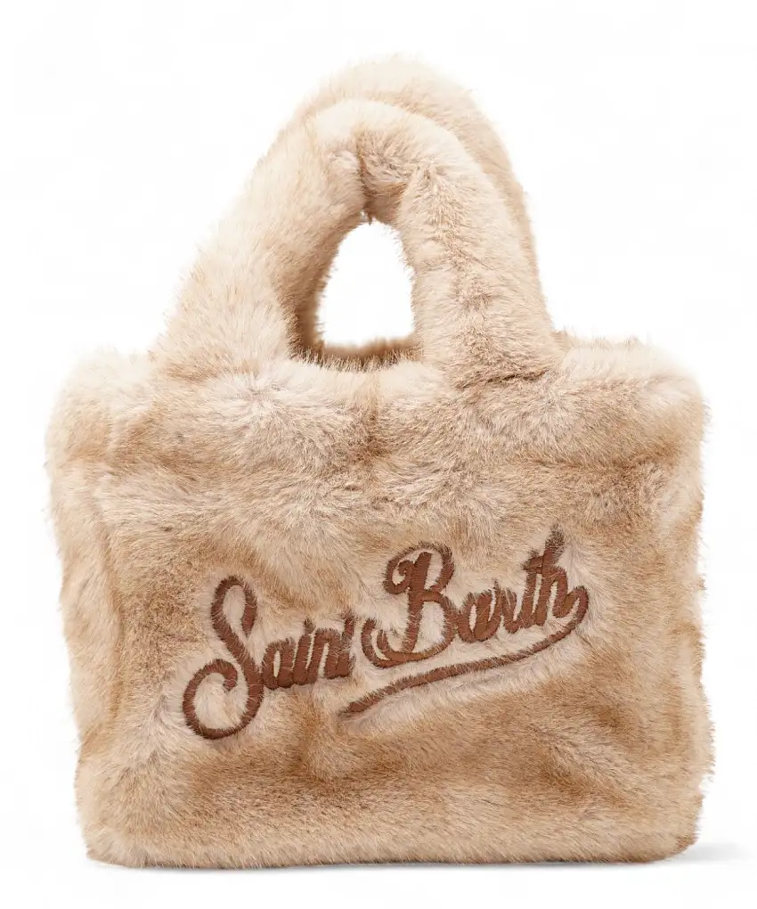 Borsa Vanity Mini Soft Fur di MC2 Saint Barth