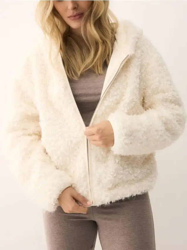 LADIES` JOGGING TOP Colore panna