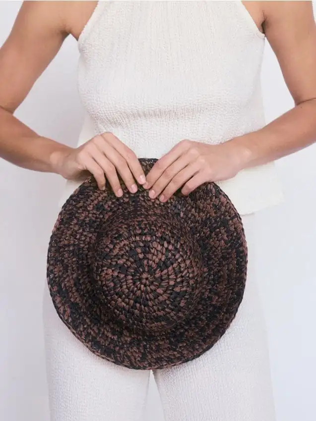 Cappello di paglia Colore marrone