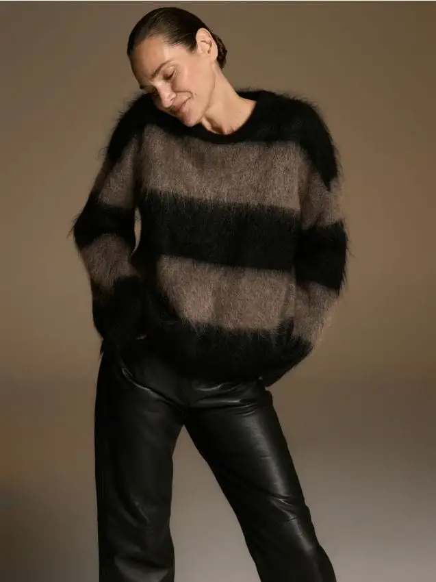 Maglione misto mohair Colore multicolore