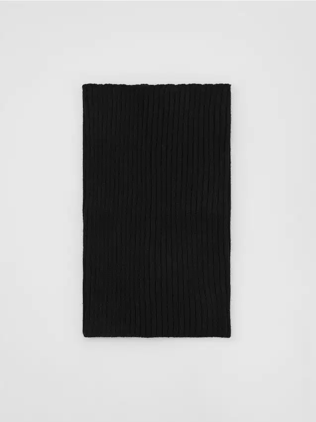 Sciarpa infinity in jersey misto viscosa Colore nero